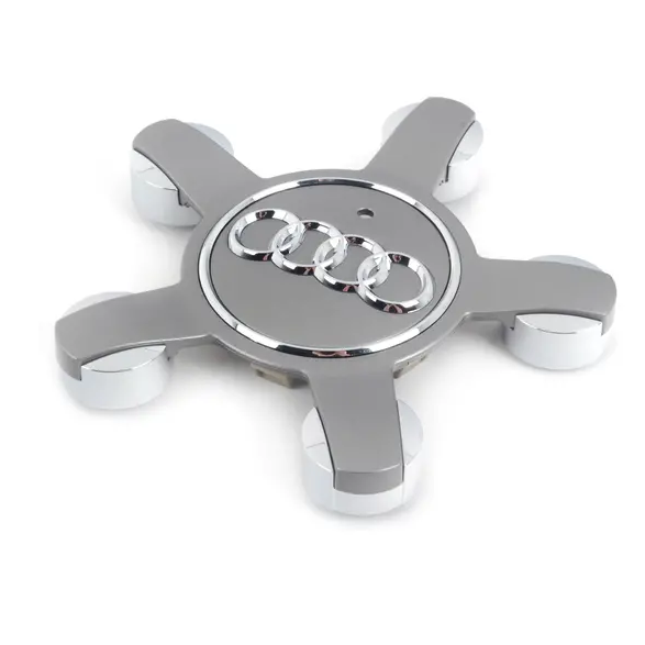 Audi ratlankių dangtelis 135mm pilkos spalvos kaip originalas aukštos kokybės