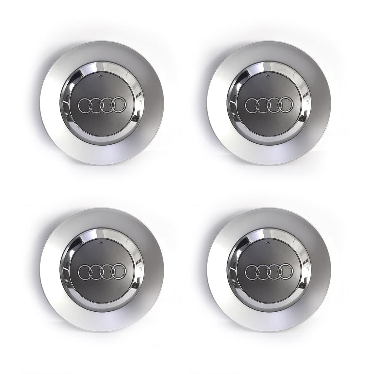 Audi ratlankių dangtelis 150mm pilkos spalvos kaip originalas komplektas