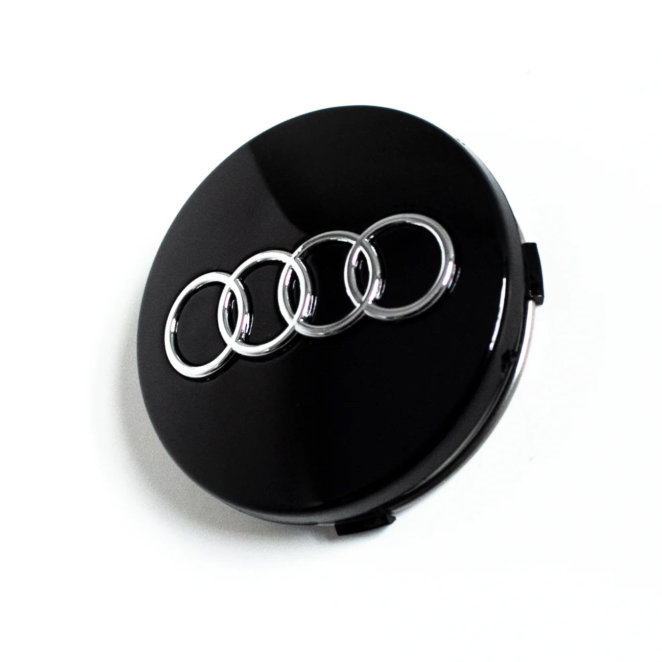Audi ratlankių dangtelis juodos glossy black spalvos 60mm tinka daugeli audi