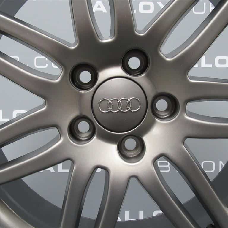 Audi ratlankių dangtelis 60mm dydžio pilkos spalvos pavyzdys