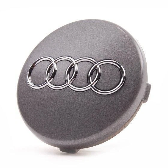 Audi ratlankių dangtelis 60mm dydžio pilkos spalvos