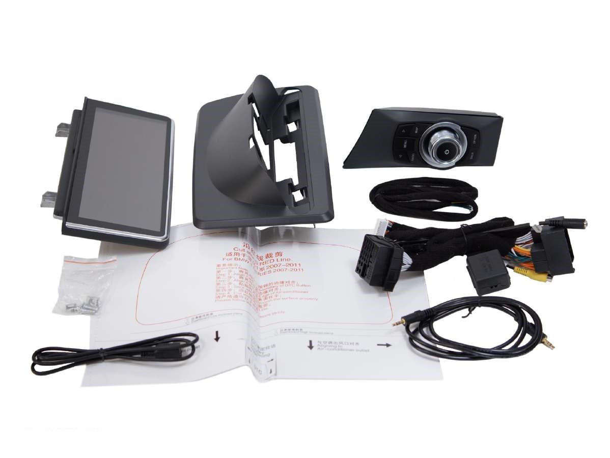BMW 1 serijos E81 E82 E87 E88 Android Ekranas Multimedija tinkantis mašinoms be originalaus ekrano komplektas