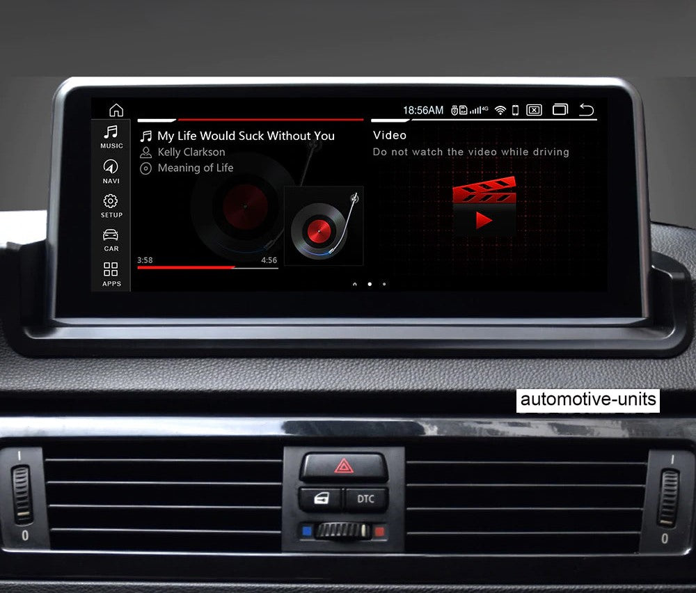 BMW E90 E91 E92 E93 Android Multimedija tinka modeliams be originalaus ekrano pavyzdys