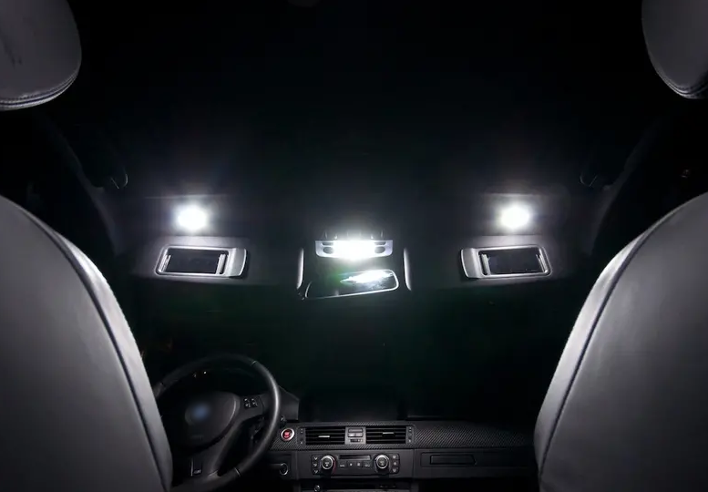 BMW E90 E91 Salono LED apšvietimas viršus