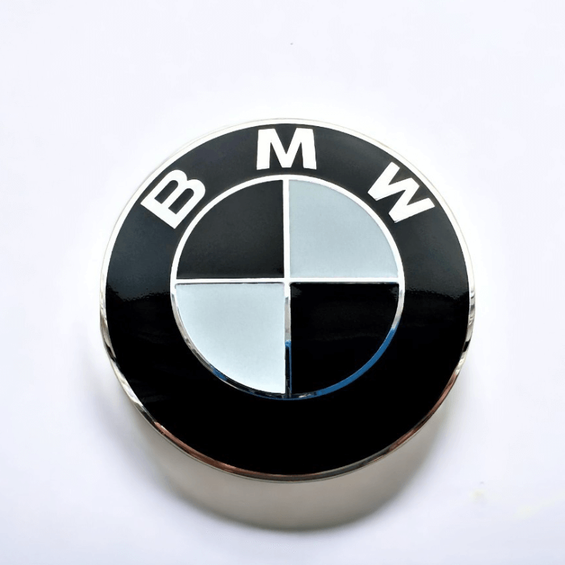 BMW Ratlankių dangtelis Juoda Balta 68mm arba 56mm