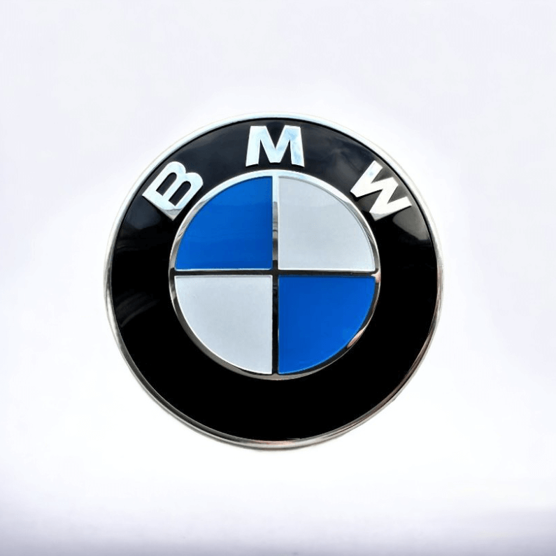 BMW Emblema mėlyna balta ant kapoto ir bagažinės 74mm 78mm 82mm