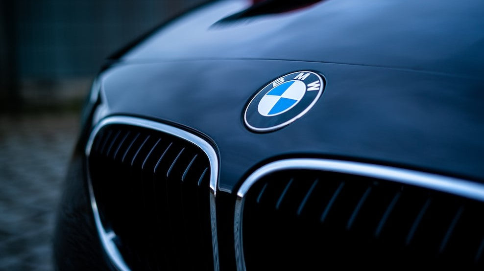 BMW Emblema ant kapoto mėlyna balta spalvos