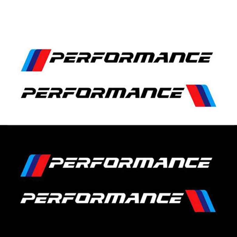 BMW Performance Klijuojamas lipdukas Baltos arba Juodos spalvos