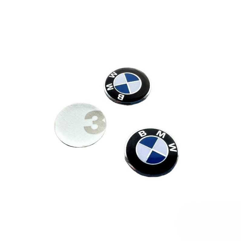 BMW Raktų Lipdukai 11mm arba 14mm Mėlyna Balta