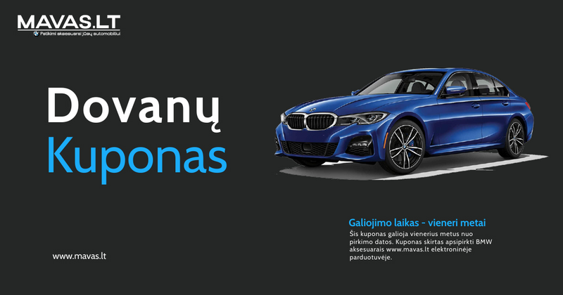 Mavas dovanų kuponas dovanai, šventėms