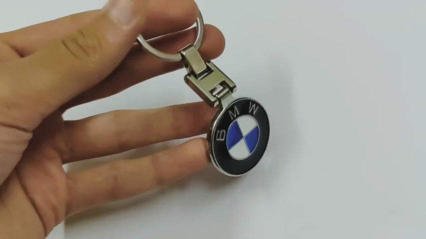 Metalinis Raktų Pakabukas su BMW logotipu vaizdo įrašas