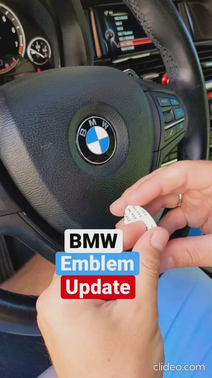 BMW Emblemos keitimas 